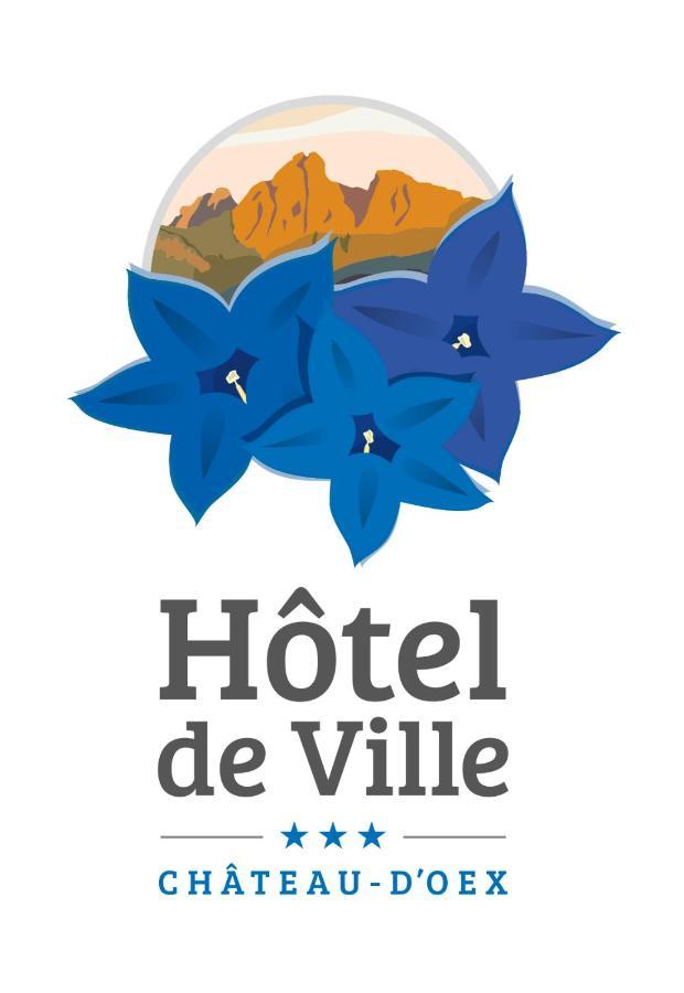 Hotel De Ville Chateau-d'Oex Eksteriør bilde